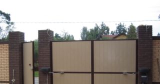 Купить распашные ворота автоматические Сланцы, цена от 3727 руб.