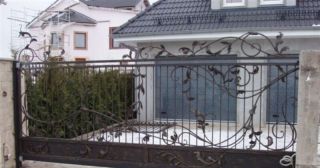 Купить откатные ворота кованые Сланцы, цена от 2757 руб.