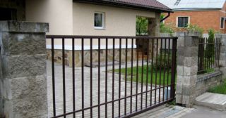 Купить откатные ворота механические Сланцы, цена от 2757 руб.
