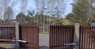 Купить распашные ворота из штакетника Сланцы, цена от 2706 руб.