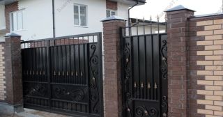 Купить распашные ворота кованные Сланцы, цена от 4748 руб.
