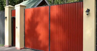 Купить ворота из профнастила Сланцы, цена от 4033 руб.